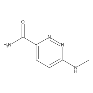 6-(Methylamino)pyridazine-3-carboxamide结构式