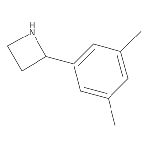 2-(3,5-Dimethylphenyl)azetidine结构式
