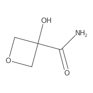 3-Hydroxyoxetane-3-carboxamide Structure