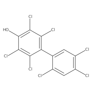 4-Hydroxy-2,2',3,4',5,5',6-heptachlorobiphenyl-13C12 Structure
