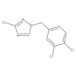 3-Chloro-1-[(3,4-dichlorophenyl)methyl]-1H-1,2,4-triazole结构式