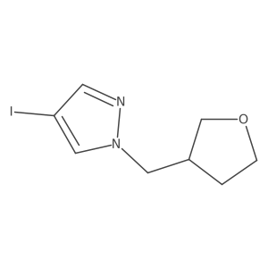 4-iodo-1-[(oxolan-3-yl)methyl]-1H-pyrazole结构式