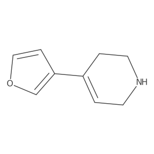 4-(Furan-3-yl)-1,2,3,6-tetrahydropyridine Structure