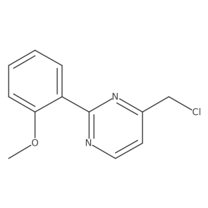4-(Chloromethyl)-2-(2-methoxyphenyl)pyrimidine结构式