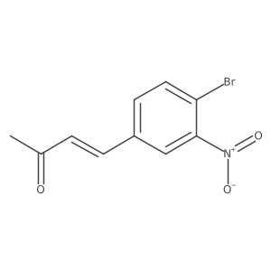 4-(4-Bromo-3-nitrophenyl)but-3-en-2-one Structure