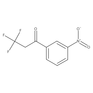 3,3,3-Trifluoro-1-(3-nitrophenyl)propan-1-one Structure