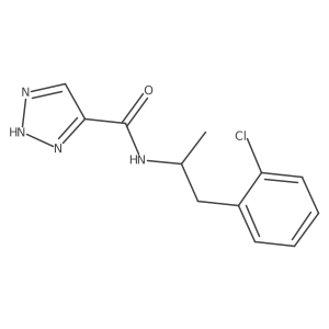 n-(1-(2-Chlorophenyl)propan-2-yl)-1h-1,2,3-triazole-4-carboxamide Structure
