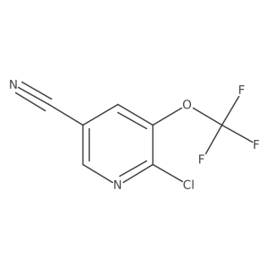 6-Chloro-5-(trifluoromethoxy)nicotinonitrile Structure