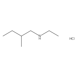 Ethyl(2-methylbutyl)amine hydrochloride结构式