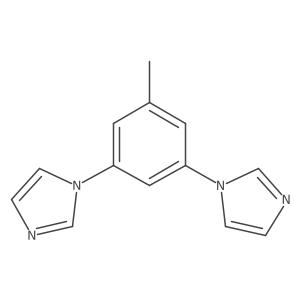 1,1'-(5-Methyl-1,3-phenylene)bis(1H-imidazole)结构式
