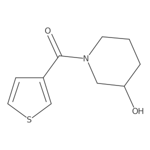 (S)-(3-hydroxypiperidin-1-yl)(thiophen-3-yl)methanone Structure