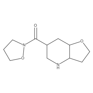 Rel-Isoxazolidin-2-Yl((3Ar,6S,7Ar)-Octahydrofuro[3,2-B]Pyridin-6-Yl)Methanone结构式