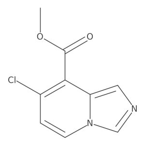 Methyl 7-chloroimidazo[1,5-a]pyridine-8-carboxylate结构式
