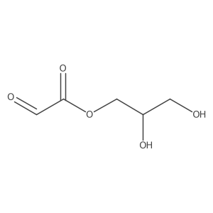 2,3-Dihydroxypropyl 2-oxoacetate Structure
