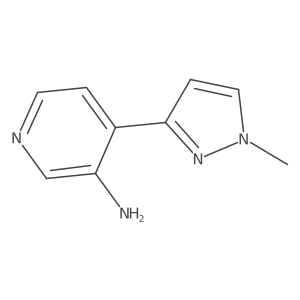 4-(1-Methyl-1H-pyrazol-3-yl)-3-pyridinamine Structure