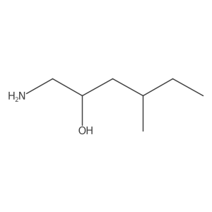 1-Amino-4-methylhexan-2-ol结构式