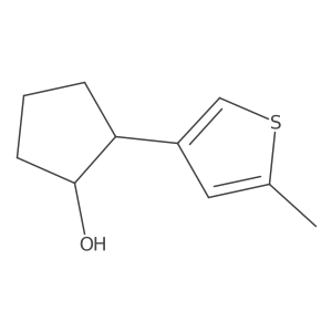 2-(5-Methylthiophen-3-yl)cyclopentan-1-ol Structure