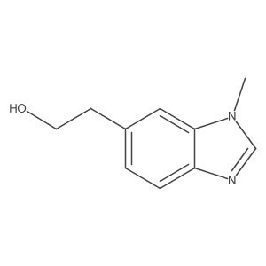 2-(1-methyl-1H-1,3-benzodiazol-6-yl)ethan-1-ol结构式
