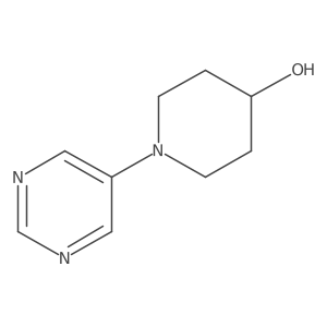 1-(Pyrimidin-5-yl)piperidin-4-ol Structure