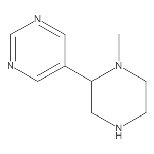 5-(1-Methylpiperazin-2-yl)pyrimidine结构式