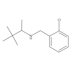[(2-Chlorophenyl)methyl](3,3-dimethylbutan-2-yl)amine Structure