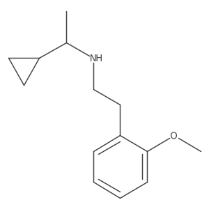 (1-Cyclopropylethyl)[2-(2-methoxyphenyl)ethyl]amine Structure