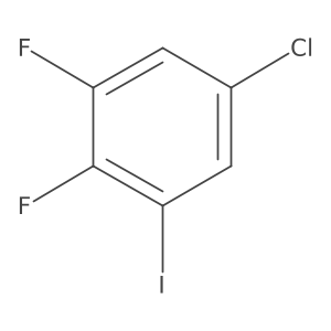 1-Chloro-3,4-difluoro-5-iodobenzene Structure