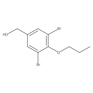 (3,5-Dibromo-4-propoxyphenyl)methanol Structure