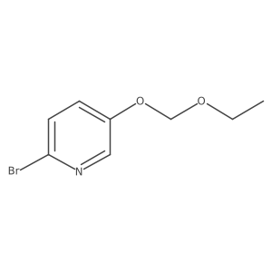 2-Bromo-5-(ethoxymethoxy)pyridine Structure