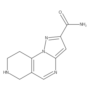 2,3,7,11-Tetraazatricyclo[7.4.0.0,2,6]trideca-1(9),3,5,7-tetraene-4-carboxamide结构式