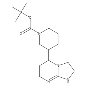 tert-butyl 3-{2H,3H,5H,6H,7H,8H-imidazo[1,2-a]pyrimidin-5-yl}piperidine-1-carboxylate Structure