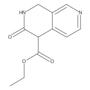 Ethyl 3-oxo-1,2,3,4-tetrahydro-2,7-naphthyridine-4-carboxylate Structure