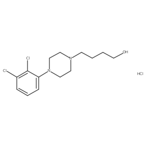 1-(2,3-Dichlorophenyl)-4-(4-hydroxybutyl)piperazine Hydrochloride Structure