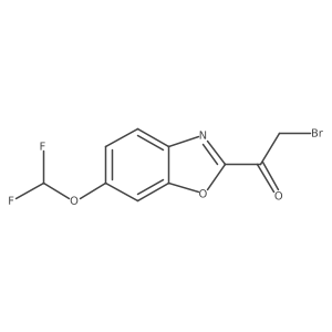 2-(2-Bromoacetyl)-6-(difluoromethoxy)benzo[d]oxazole Structure