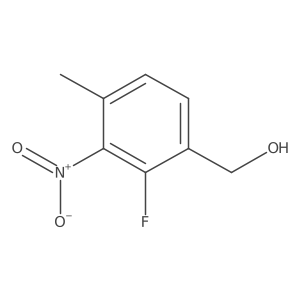 2-Fluoro-4-methyl-3-nitrobenzenemethanol结构式