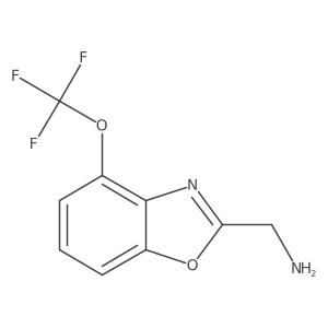 2-(Aminomethyl)-4-(trifluoromethoxy)benzo[d]oxazole Structure