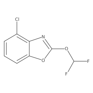 4-Chloro-2-(difluoromethoxy)benzo[d]oxazole Structure