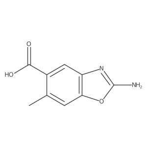 2-Amino-6-methyl-1,3-benzoxazole-5-carboxylic acid Structure