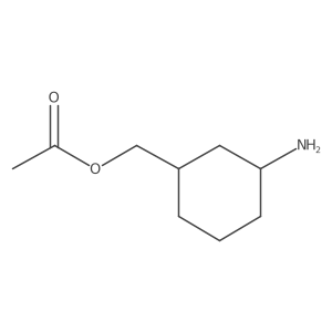 (3-Aminocyclohexyl)methyl acetate Structure