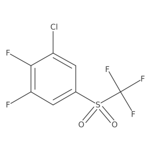 5-Chloro-3,4-difluoro-(trifluoromethylsulfonyl)benzene结构式