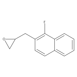2-[(1-Fluoronaphthalen-2-yl)methyl]oxirane结构式