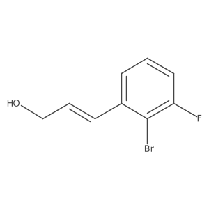 3-(2-Bromo-3-fluorophenyl)prop-2-en-1-ol Structure