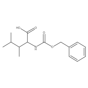 2-{[(Benzyloxy)carbonyl]amino}-3,4-dimethylpentanoic acid Structure
