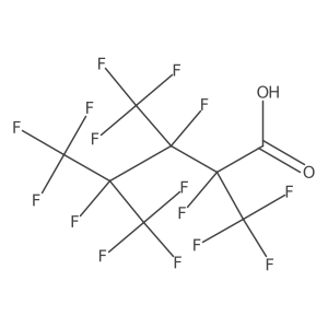2,3,4,5,5,5-Hexafluoro-2,3,4-tris(trifluoromethyl)pentanoic acid Structure