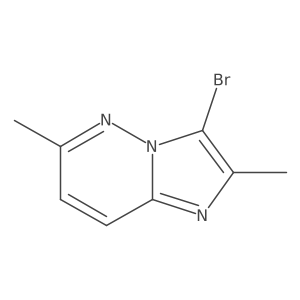 3-Bromo-2,6-dimethylimidazo[1,2-b]pyridazine Structure