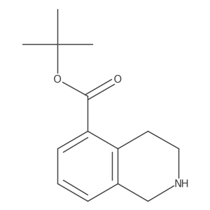 Tert-butyl 1,2,3,4-tetrahydroisoquinoline-5-carboxylate Structure