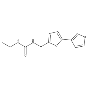 1-([2,3'-Bifuran]-5-ylmethyl)-3-ethylurea Structure