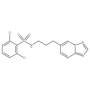 N-(3-([1,2,4]triazolo[1,5-a]pyrimidin-6-yl)propyl)-2,6-dichlorobenzenesulfonamide Structure