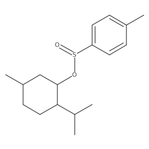[(2S,5R)-5-methyl-2-propan-2-ylcyclohexyl] (S)-4-methylbenzenesulfinate Structure