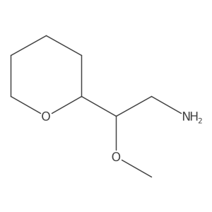 2-Methoxy-2-(oxan-2-yl)ethan-1-amine Structure